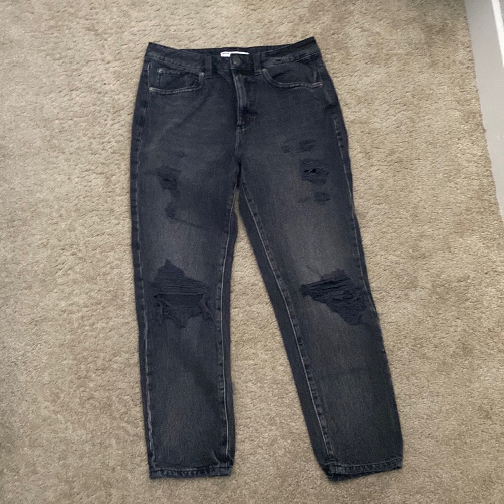 Denim mom jean